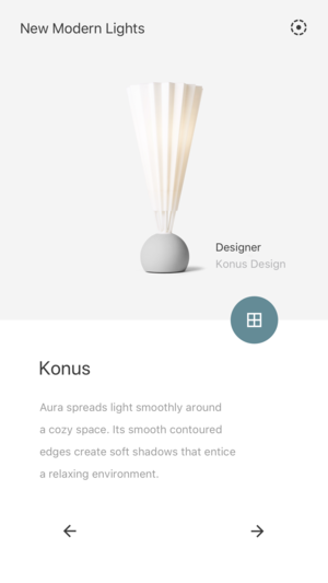 Clean Product Card Carousel interactive prototype on Proto.io Spaces by ...