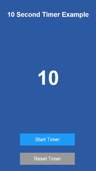 10 Second Timer Example interactive prototype on Proto.io Spaces by ...